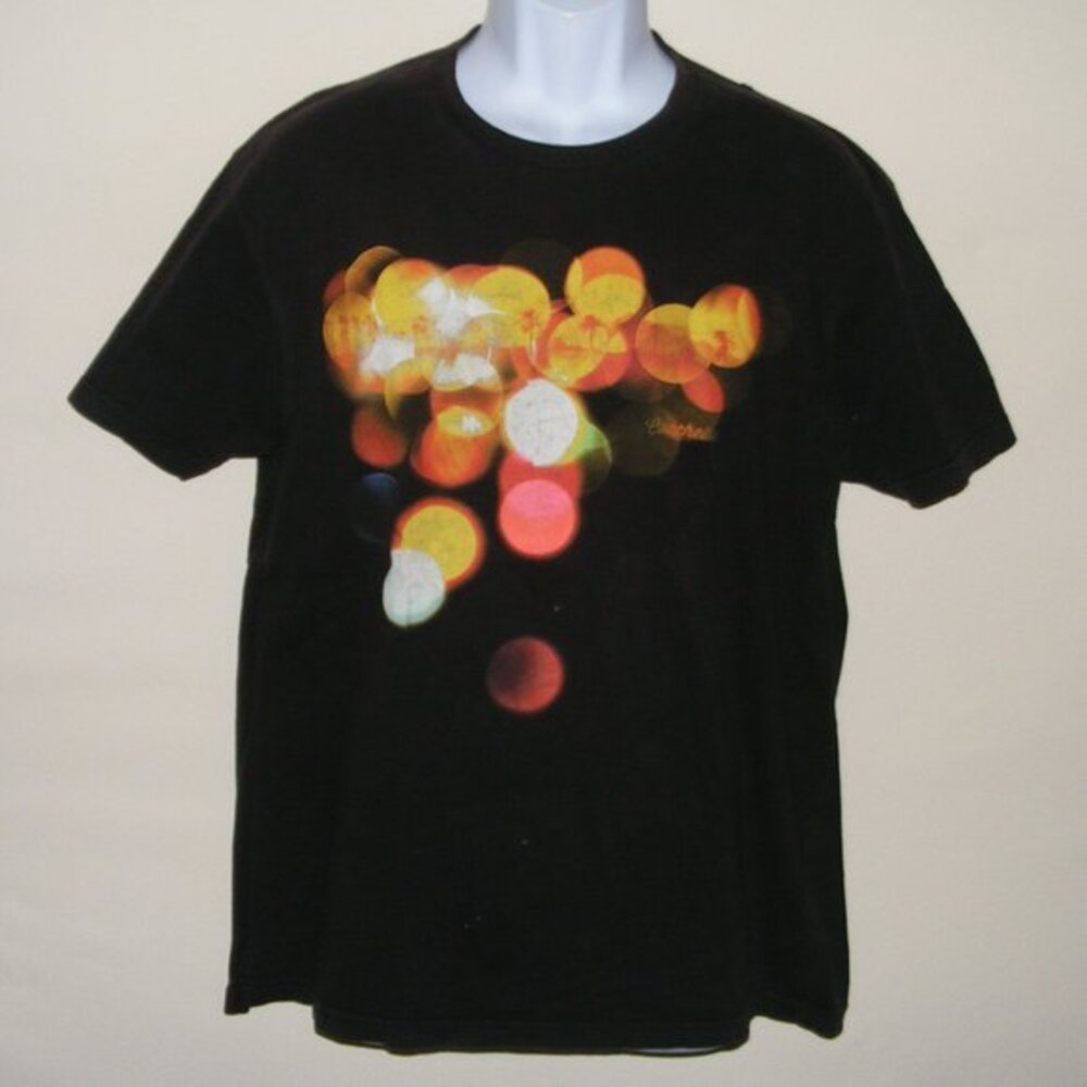 COACHELLA Festival Concert Tshirt, L, Black, Abstract Lights, Short sleeves